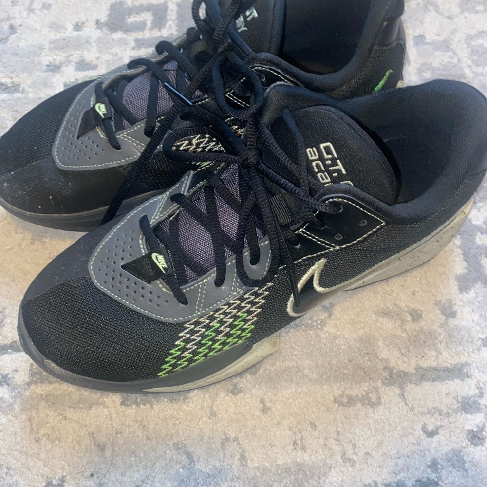 Nike Black and Gray Sneakers gt cut